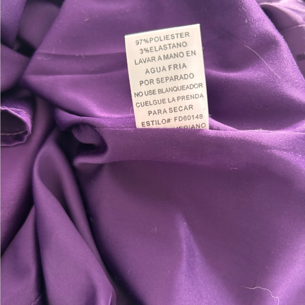 Retro Purple Gorgeous Midi Dress - Picture 10 of 13